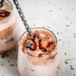 Iced chocolate drink