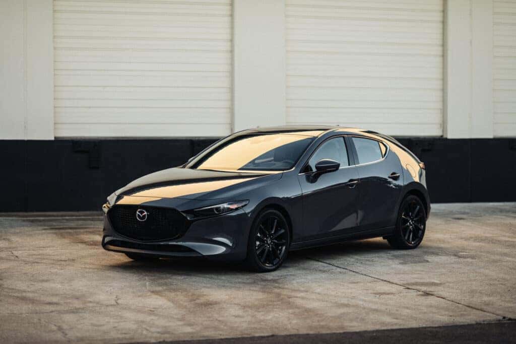 2024 Mazda3 Hatchback parked outside