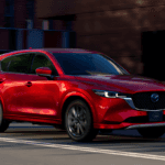 The Mazda CX-5, a top-selling SUV in the U.S., showcases its sleek design and modern features in this image.
