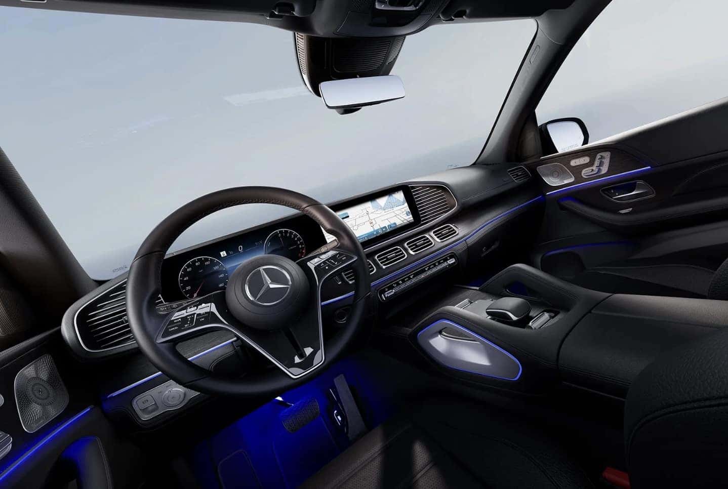 Interior of 2026 Mercedes-Benz GLE SUV for sale near Mandeville, LA