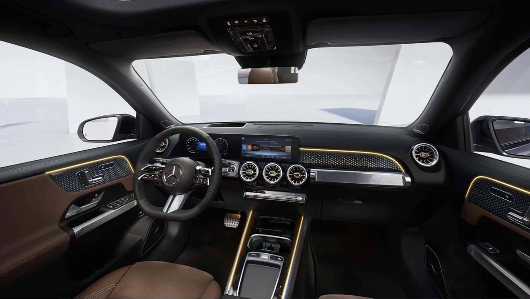 Dashboard of new 2026 Mercedes-Benz GLB SUV near New Orleans, LA