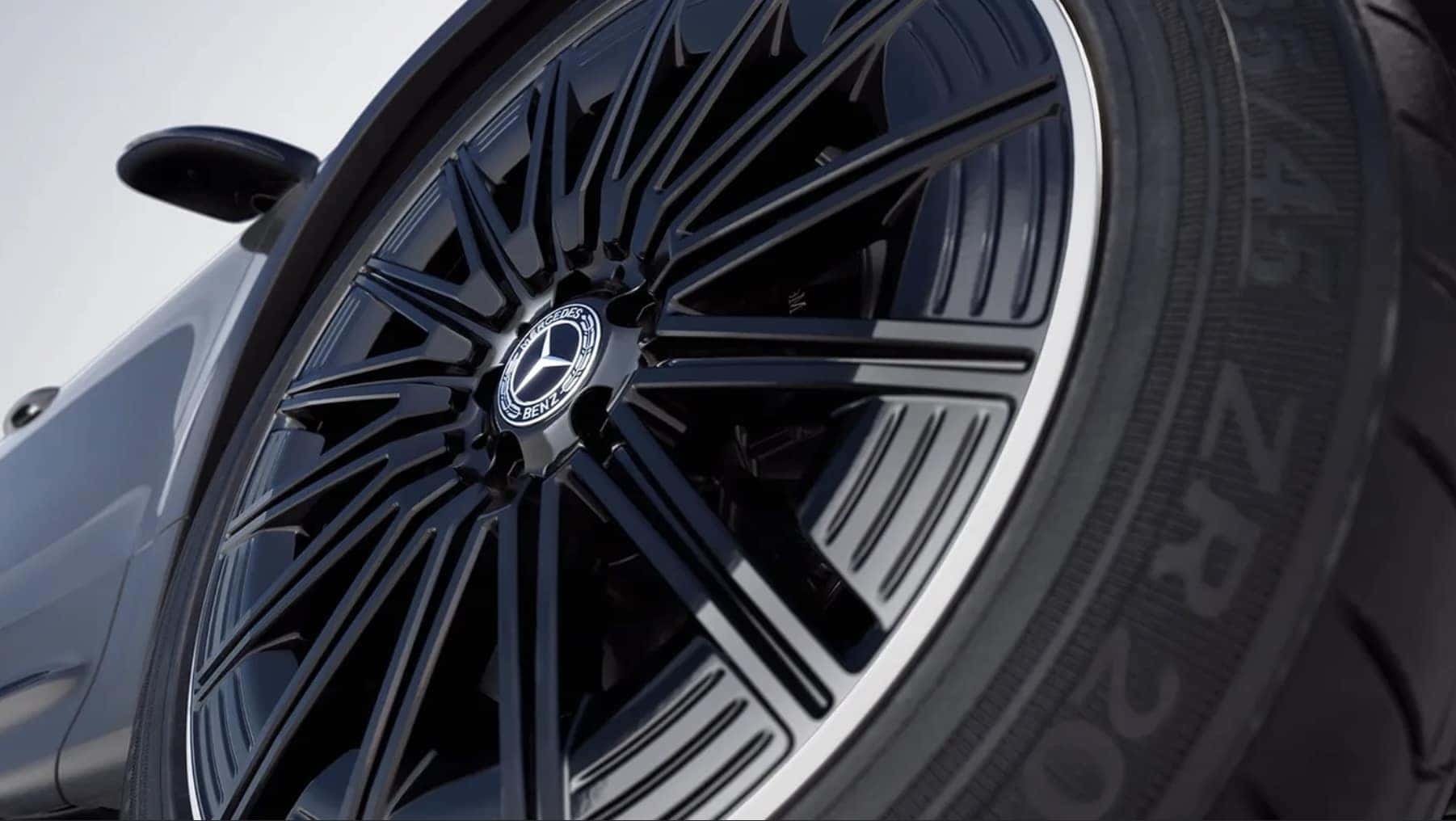 Black rim of new 2026 Mercedes-Benz GLB SUV near Slidell, LA
