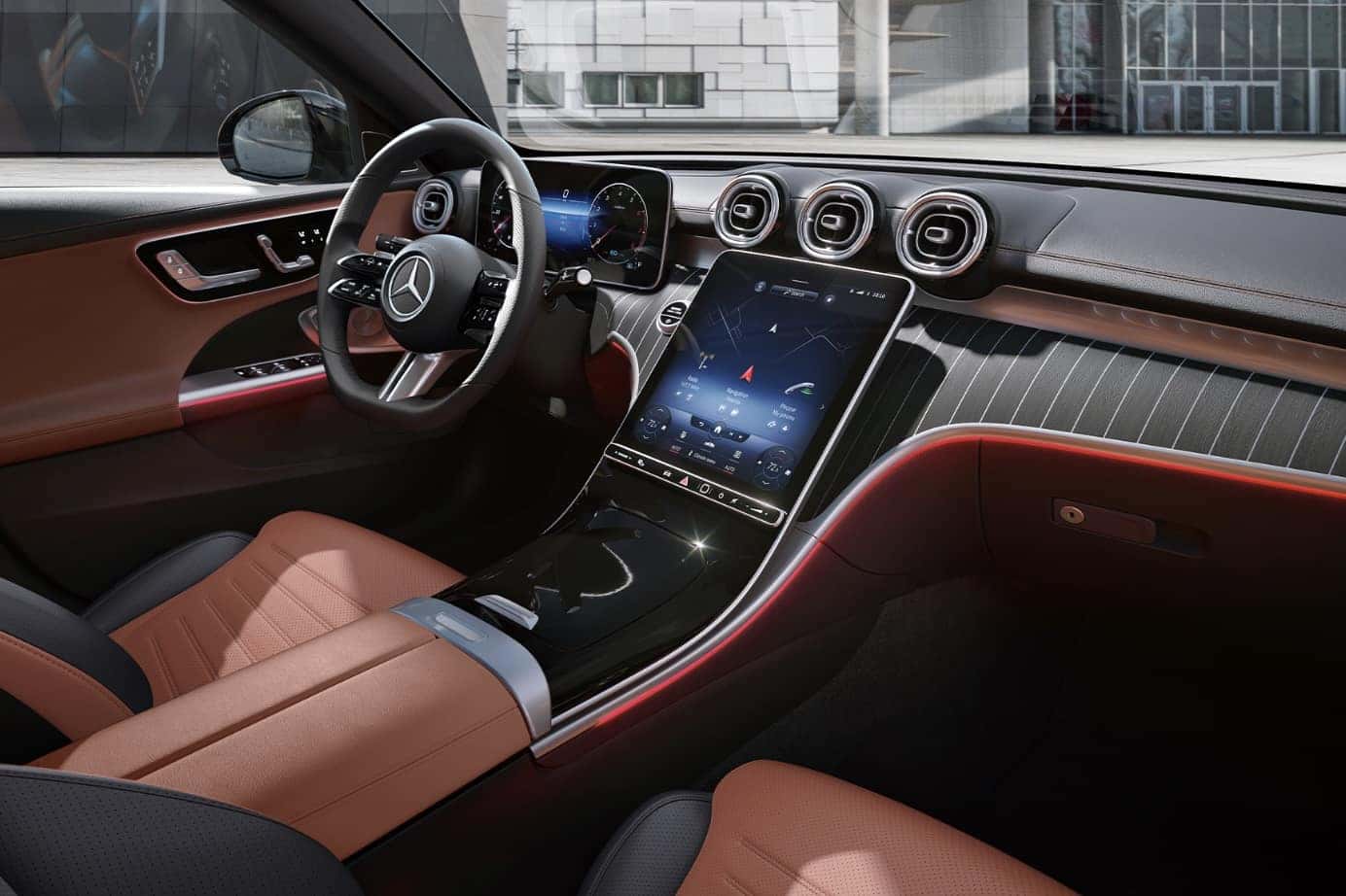 Front seat of 2026 Mercedes-Benz C-Class Sedan for sale near Slidell, LA