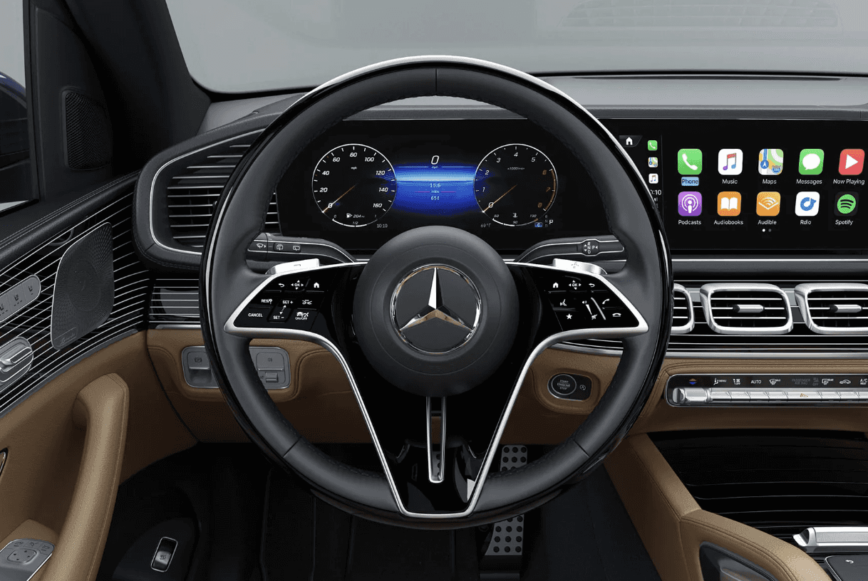 Interior of 2026 Mercedes-Benz GLS SUV for sale near New Orleans, LA
