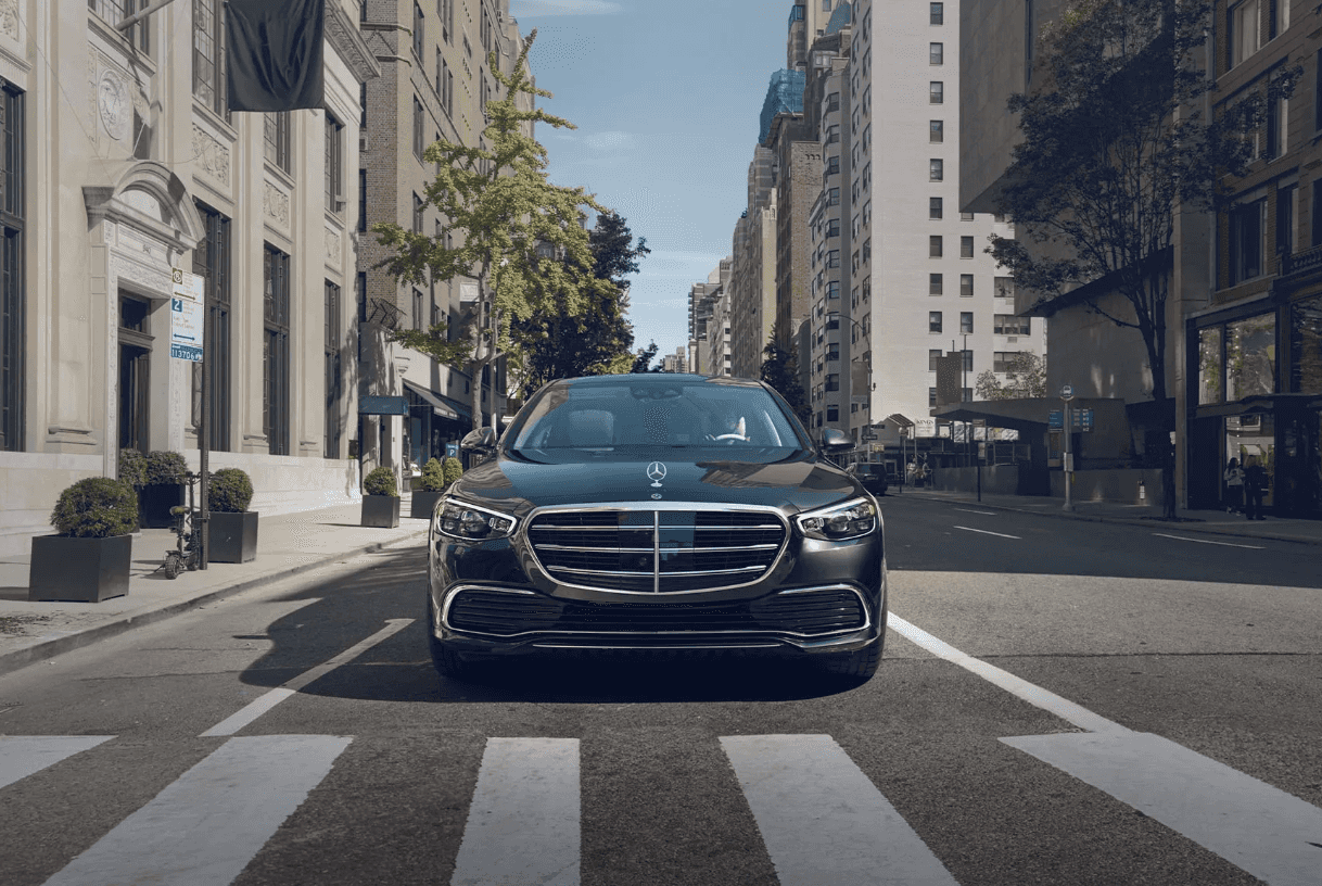 Grille of new black 2026 S-Class Sedan for sale in Covington, LA