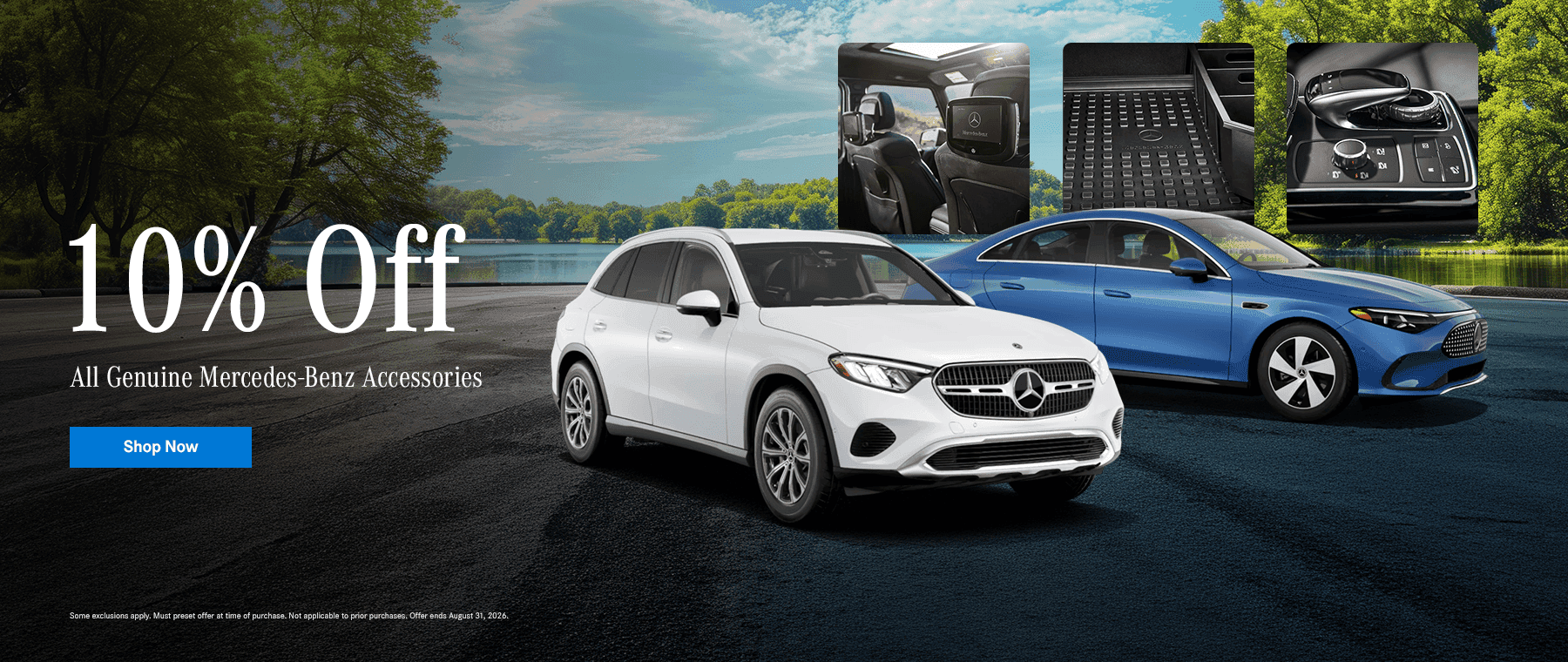 10% off all Genuine Mercedes-Benz Accessories
