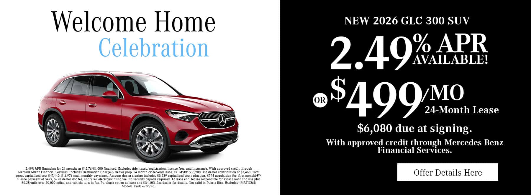 New Mercedes-Benz GLC 300 SUV Special Near Fayetteville, NC
