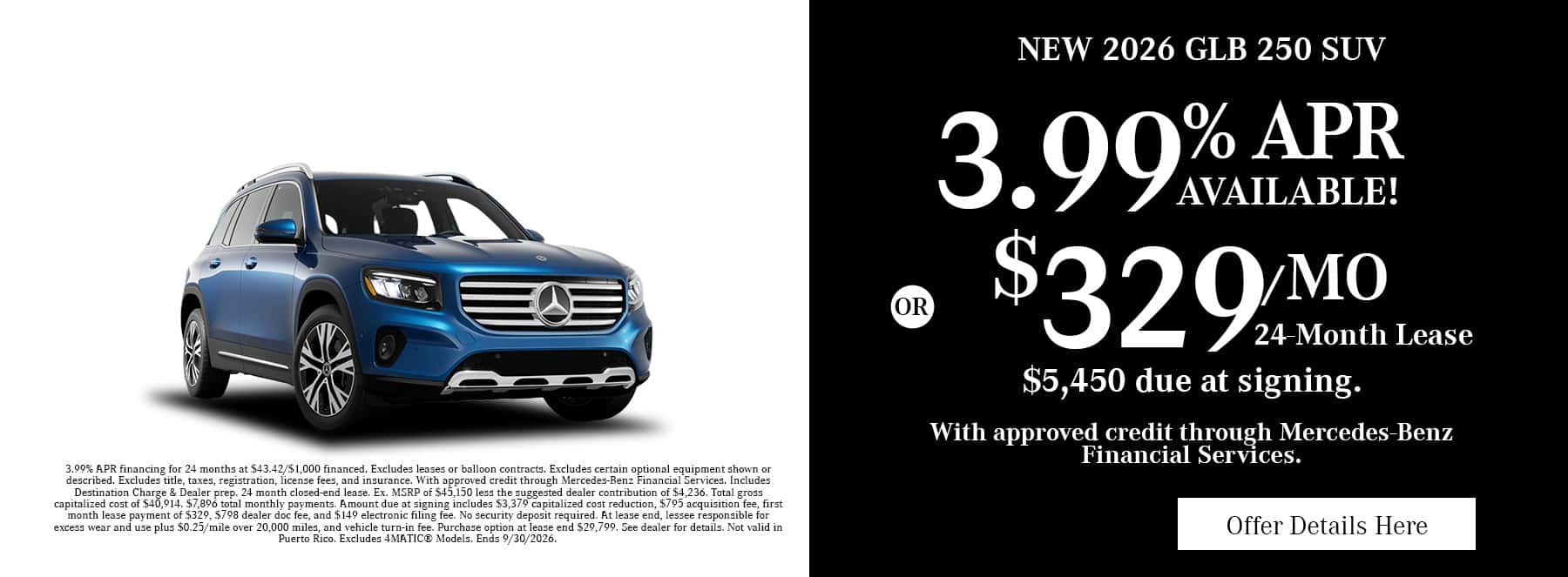 New 2026 Mercedes-Benz GLB 250 SUV for sale in Fayetteville, NC