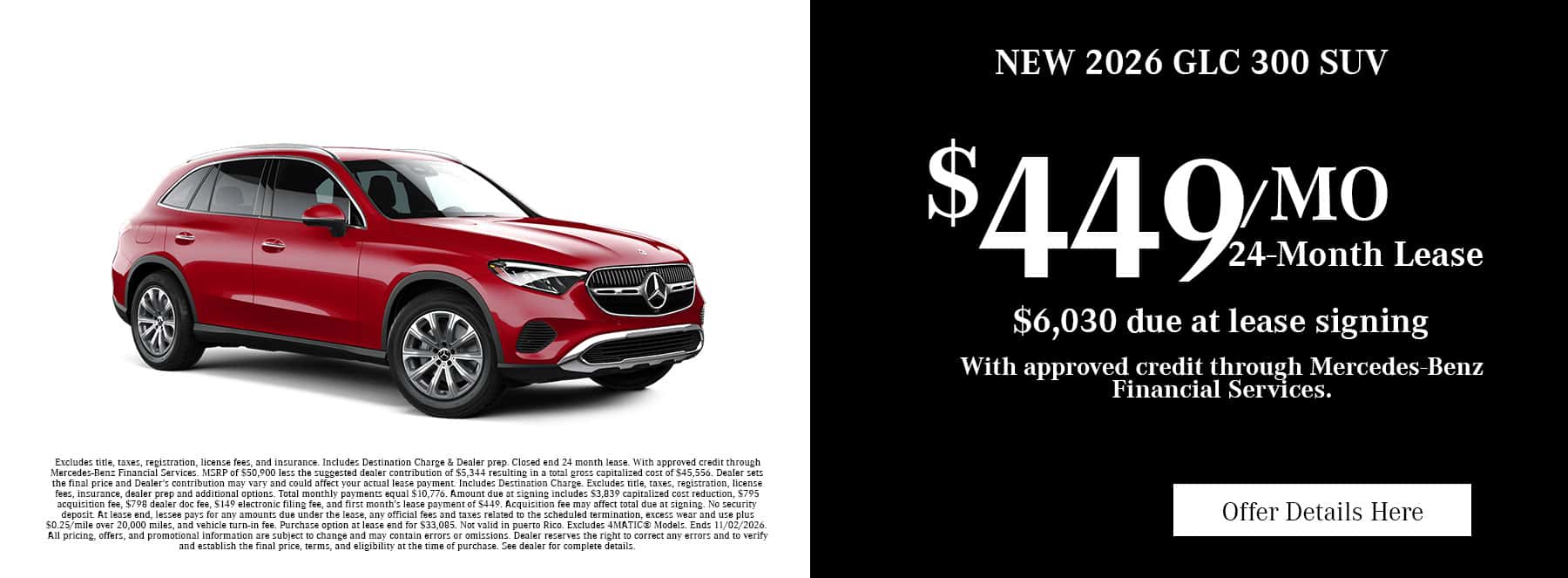 New Mercedes-Benz GLC 300 Specials Near Me in Fayetteville, NC