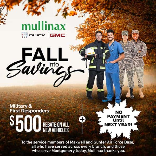Military and First Responders Rebate