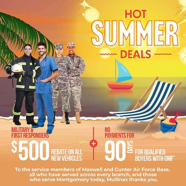Military and First Responders Rebate