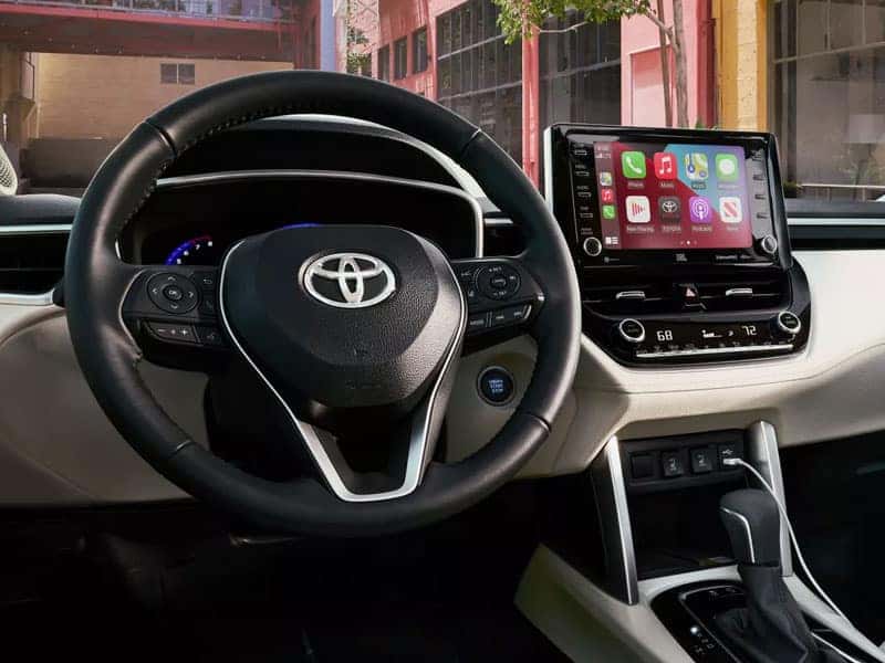 New 2023 Toyota Corolla Cross interior features and technology