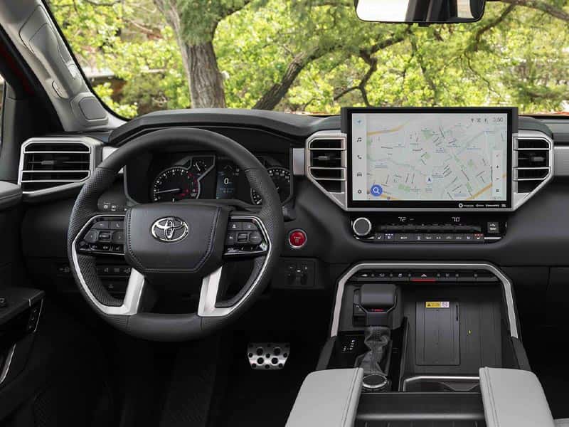 New 2023 Toyota Tundra interior features and technology