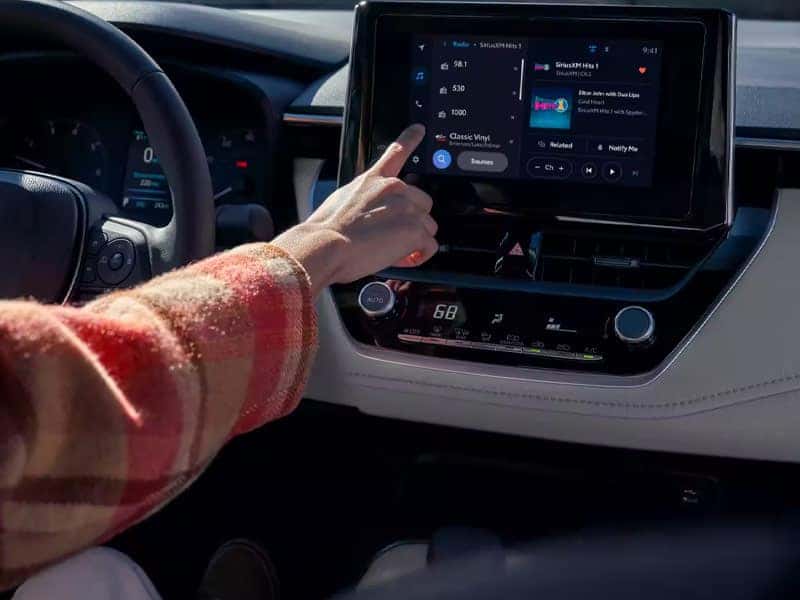 New 2025 Toyota Corolla Hybrid Sedan Interior Comfort Features and Technology