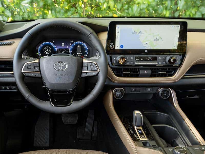 New 2025 Toyota Grand Highlander Full-Size SUV Interior Comfort Features and Technology