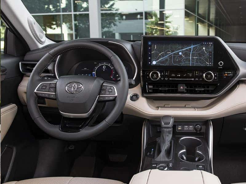 New 2025 Toyota Highlander Midsize SUV Interior Comfort Features and Technology