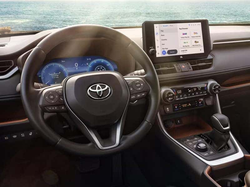New 2025 Toyota RAV4 Hybrid Compact SUV Interior Comfort Features and Technology