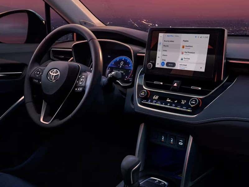 New 2025 Toyota Corolla Cross Compact Crossover SUV Interior Comfort Features and Technology
