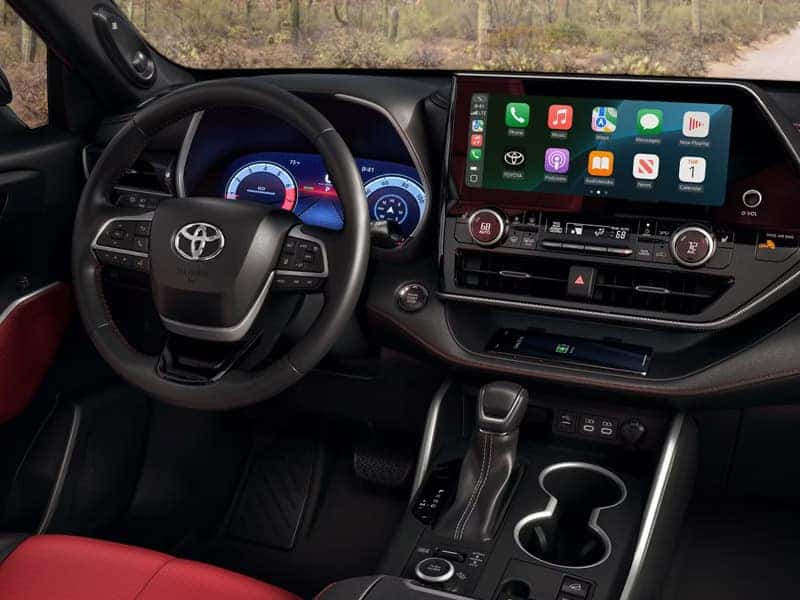 New 2025 Toyota Highlander Hybrid Midsize SUV Interior Comfort Features and Technology