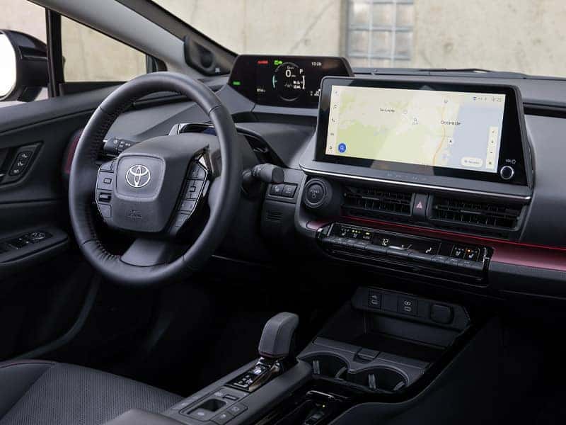 New 2026 Toyota Prius Plug-In Hybrid PHEV Compact Car Interior Comfort Features and Technology