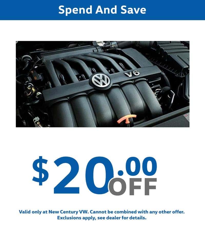 Volkswagen Service Coupons New Century VW Glendale California