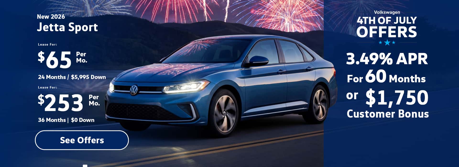 New VW Jetta Lease Special