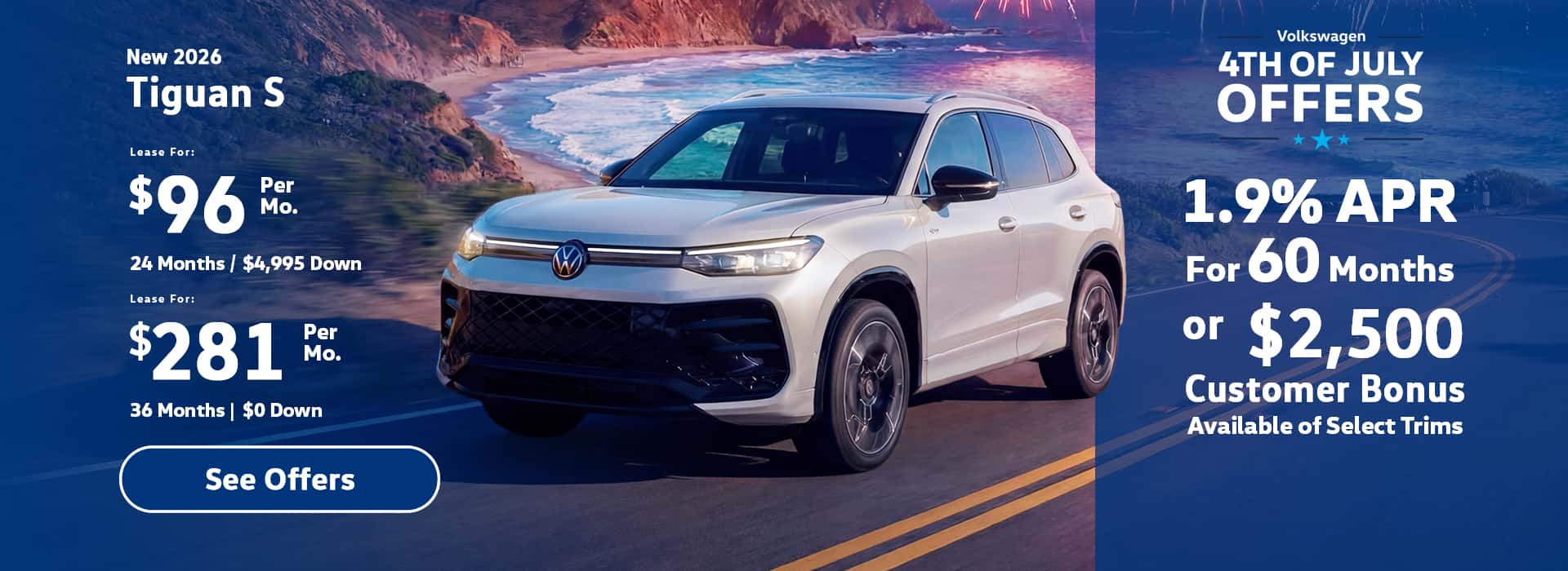 New VW Tiguan Lease Specials