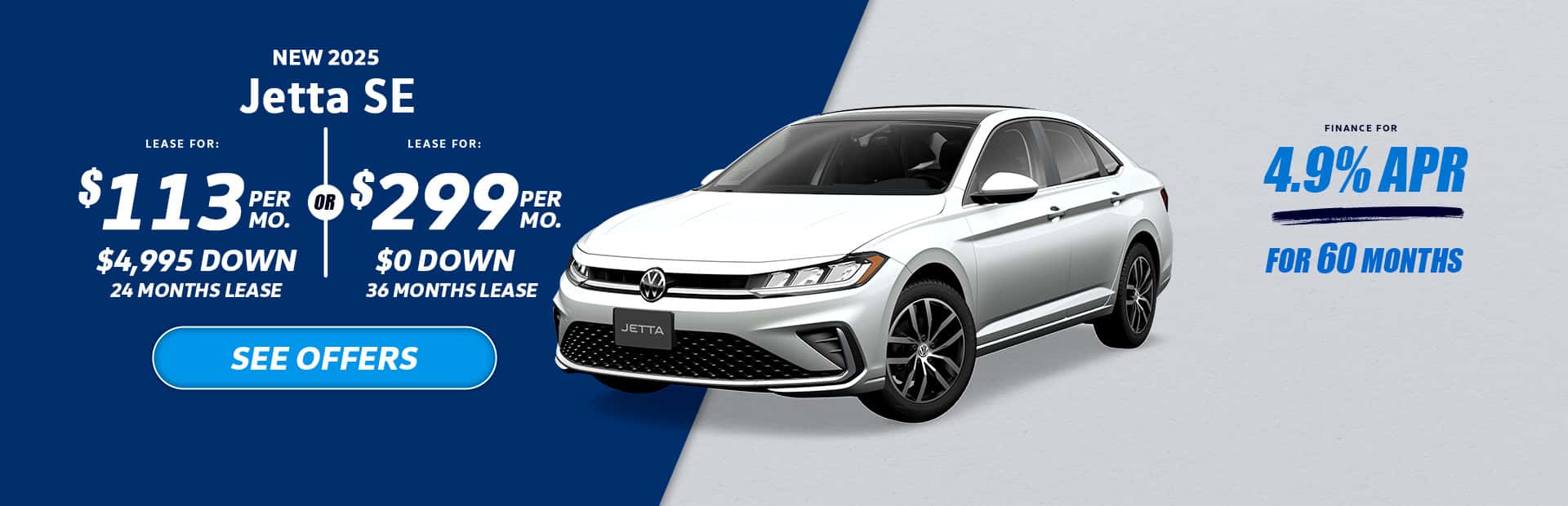New VW Jetta SE Lease special
