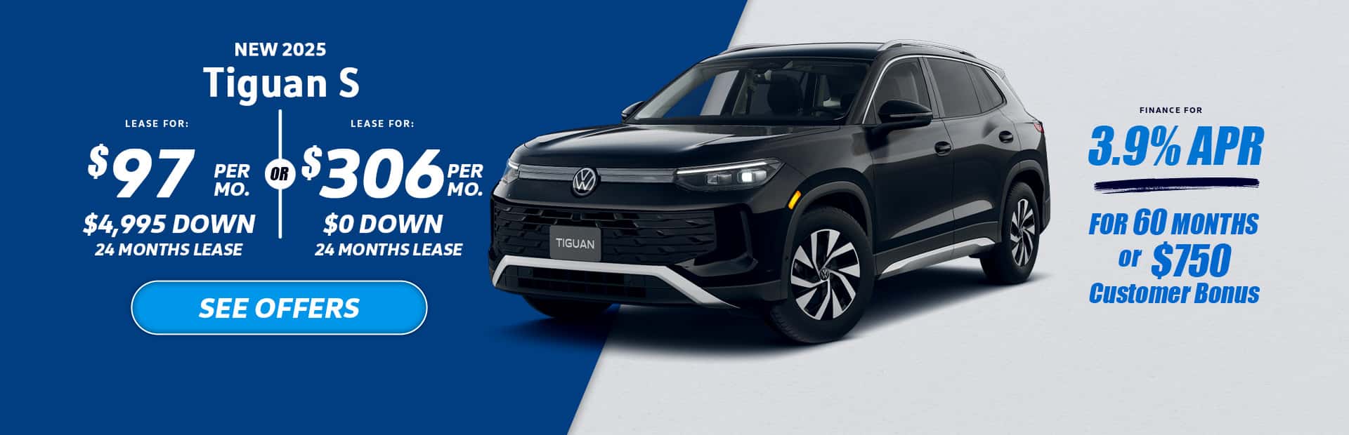 New VW Tiguan Lease Special