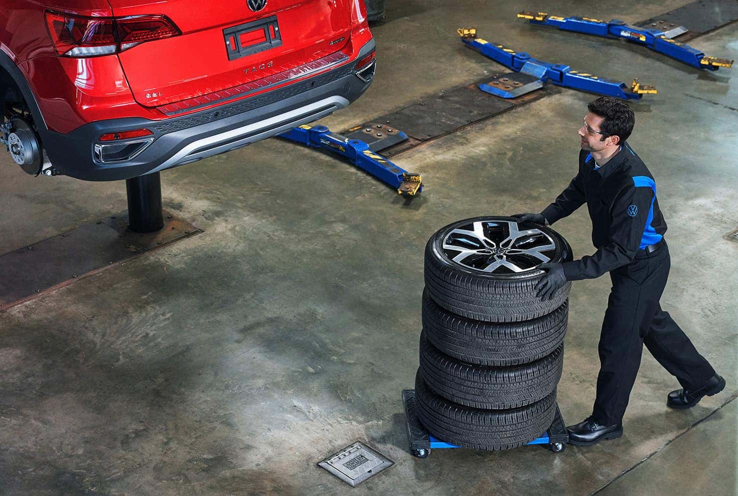 Buy 3 tires get 1 for $1 plus alignment — New Century Volkswagen Glendale CA