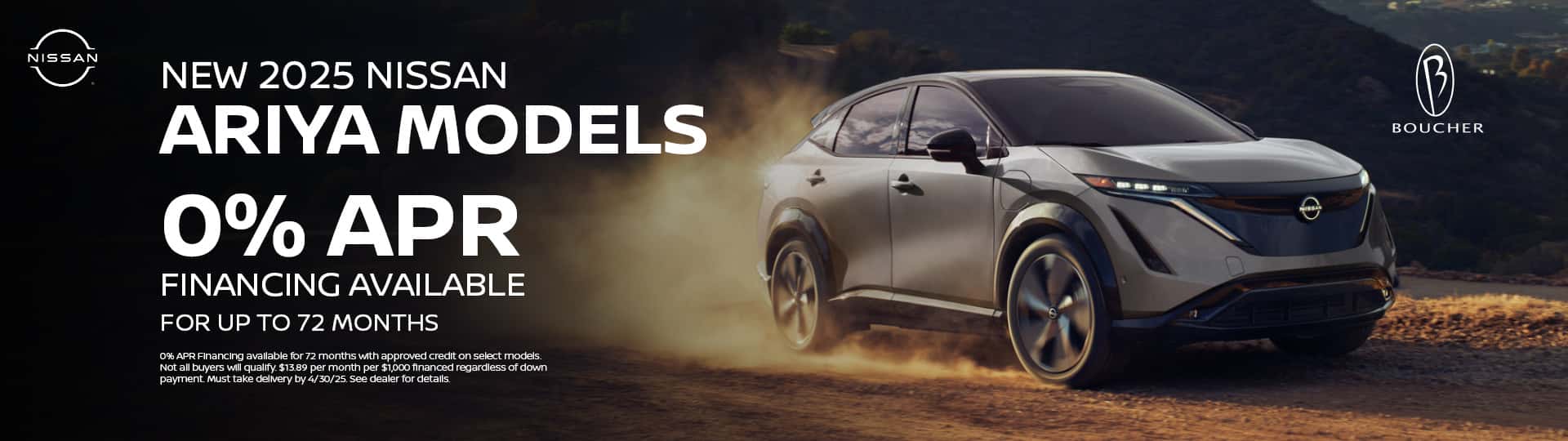 April 25 - 2025 Nissan ARIYA models in Oconomowoc, WI