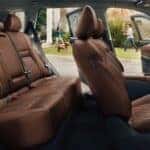 Interior view of the seating in the 2025 Nissan Rogue