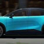 Exterior side view of the2026 Nissan LEAF for sale in Oconomowoc, WI