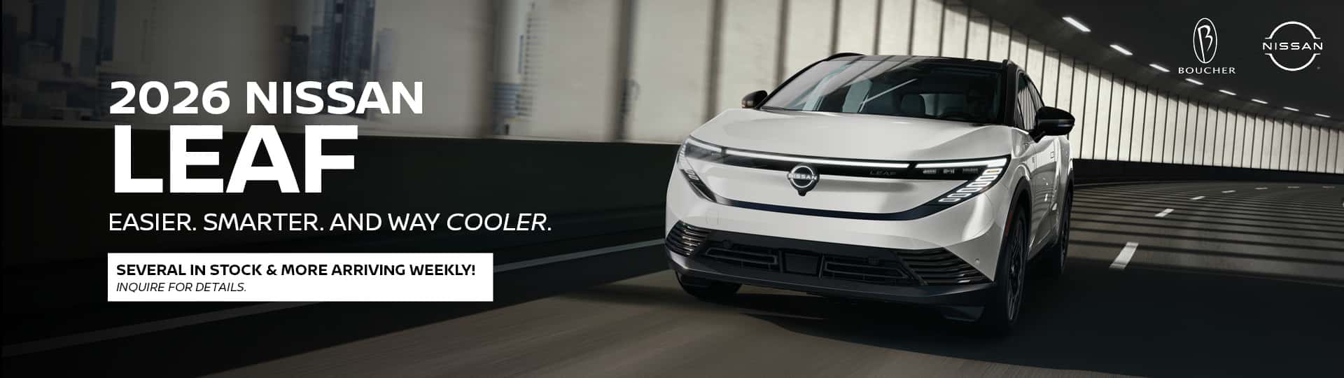 January 2026 - 2026 Nissan LEAF in Stock and Arriving Weekly