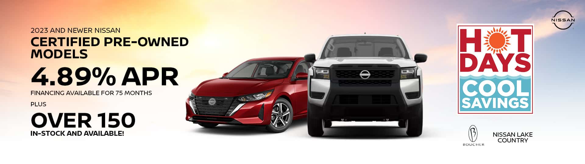 Save on 2023 and Newer Nissan Certified Pre-Owned Models in Oconomowoc, WI