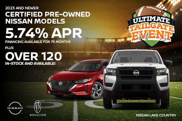 Get 5.74% APR Financing for 75 Months on Select Certified Pre-Owned Nissan Models!