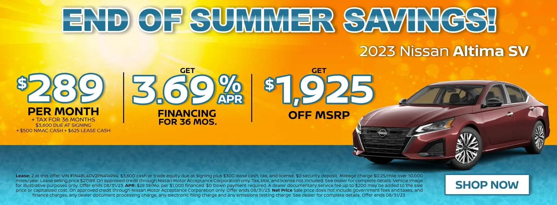 nissan apr specials