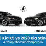 2025 Kia K5 vs 2023 Kia Stinger