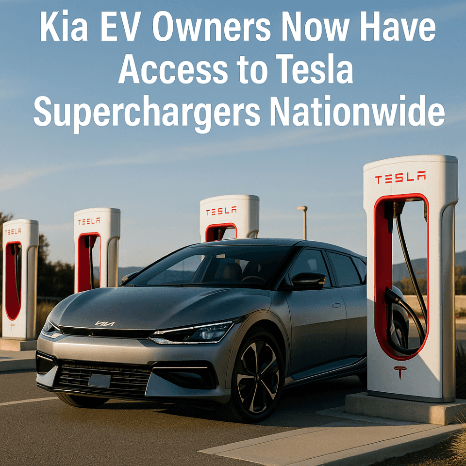 Kia EV Owners Now Have Access to Tesla Superchargers in the U.S.