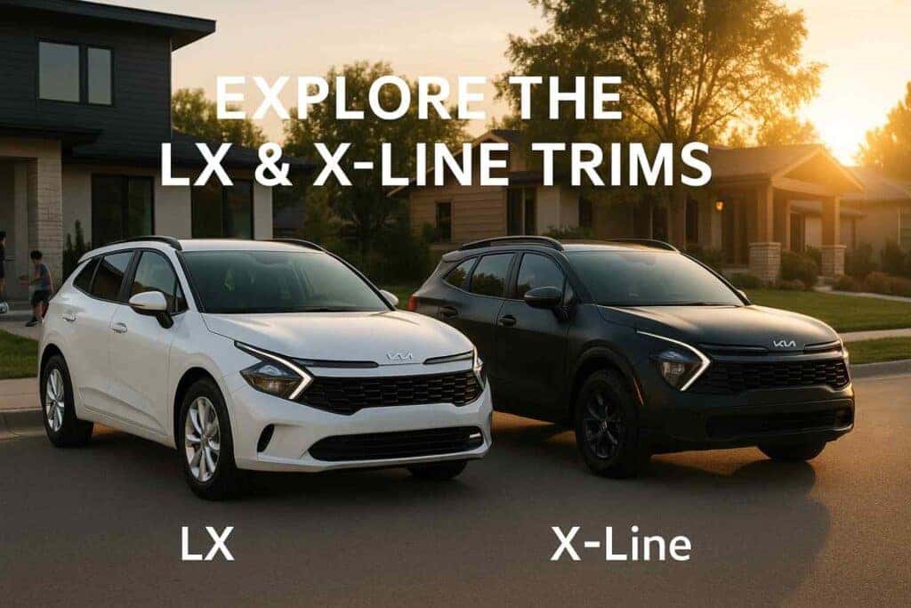 Explore the 2026 Kia Sportage LX & X-Line Trims