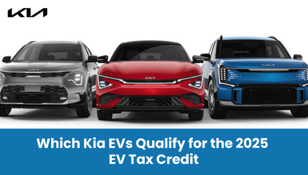 Eligible Kia EVs for 2025 EV tax credit in New York