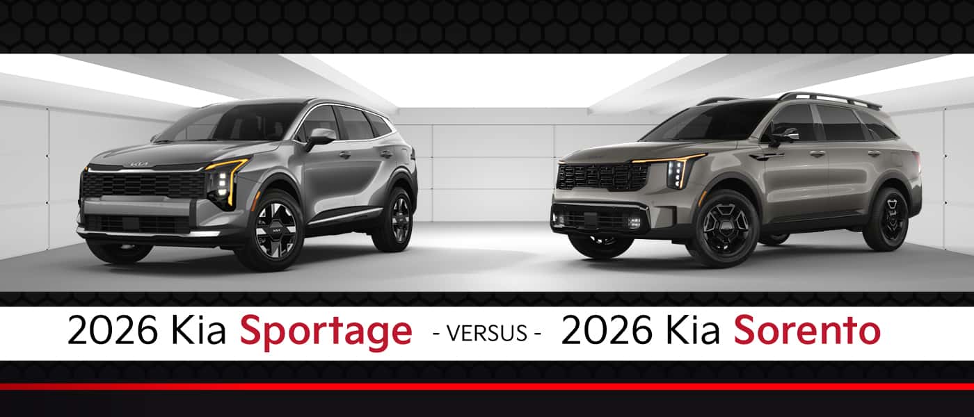 2026 Kia Sportage vs. 2026 Kia Sorento