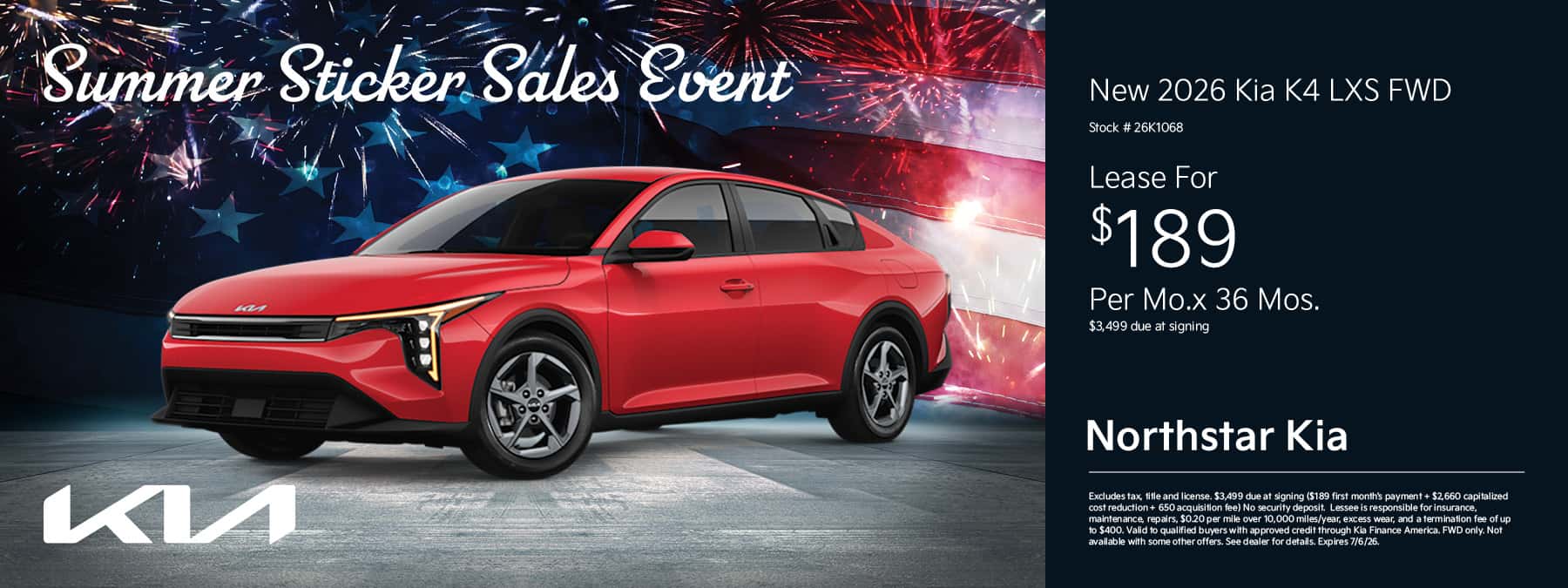 New 2026 Kia K4 | Northstar Kia