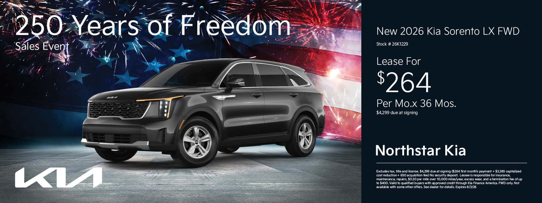 New 2026 Kia Sorento | Northstar Kia