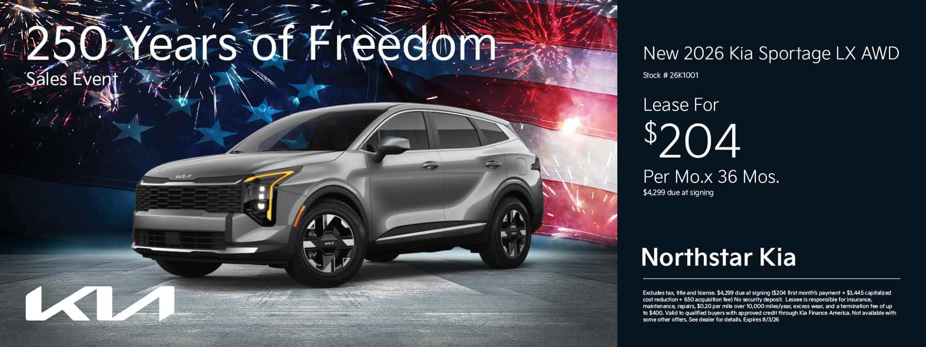 New 2026 Kia Sportage | Northstar Kia