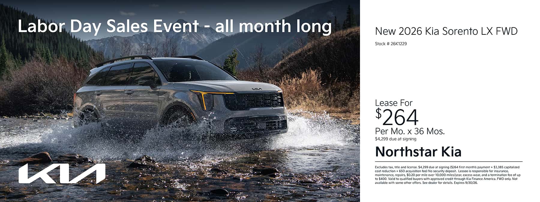 New 2026 Kia Sorento | Northstar Kia