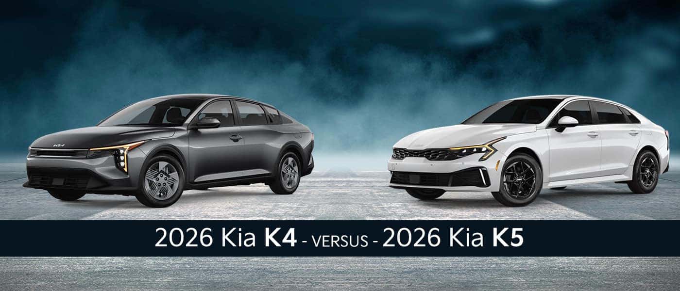 2026 Kia K4 vs. 2026 Kia K5