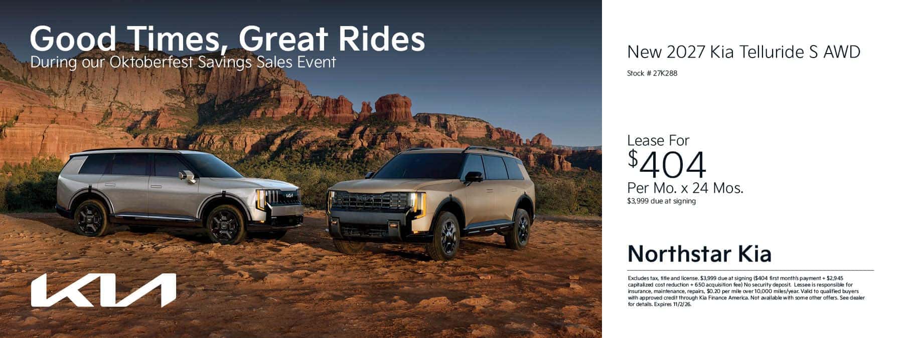 New 2027 Kia Telluride | Northstar Kia