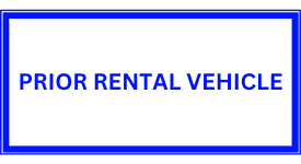 Prior Rental Vehicle