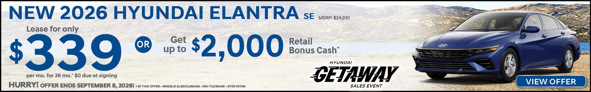 2026 HYUNDAI ELANTRA